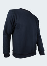 Buzo Cuello Redondo Algodón Azul Oscuro